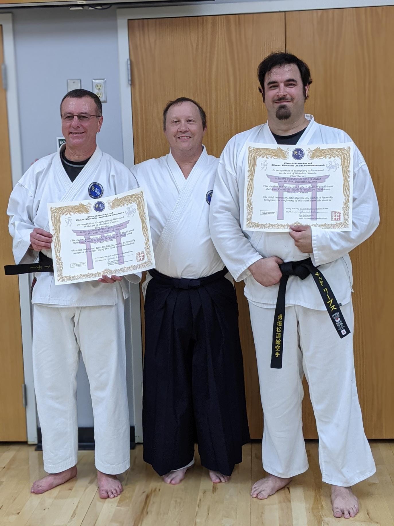 Black Belt Test, December 2021